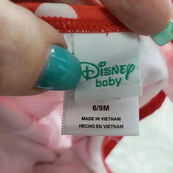 Disney Baby One Piece Ruffle Tank Swimsuit with Minnie - Picture 3 of 5